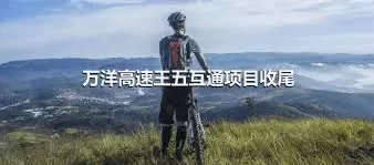 万洋高速王五互通项目收尾